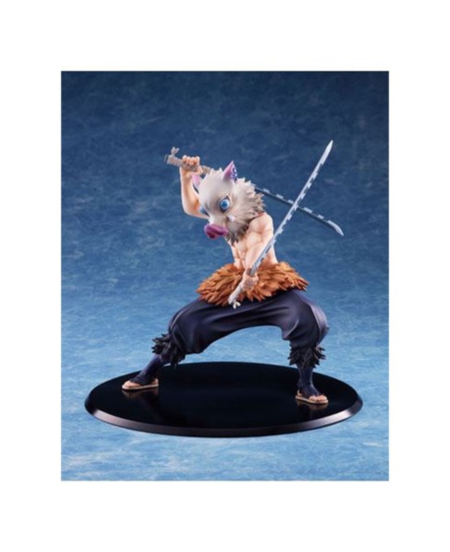 Figura aniplex demon slayer kimetsu no yaiba inosuke hashibira con & sin mascara de jabali