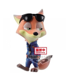 Figura banpresto disney fluffy puffy nick & judy police custome nick