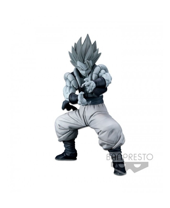 Figura banpresto dragon ball super super saiyan blue gogeta tones master stars piece