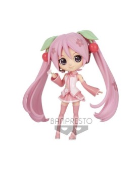 Figura banpresto q posket hatsune miku sakura miku ver. b