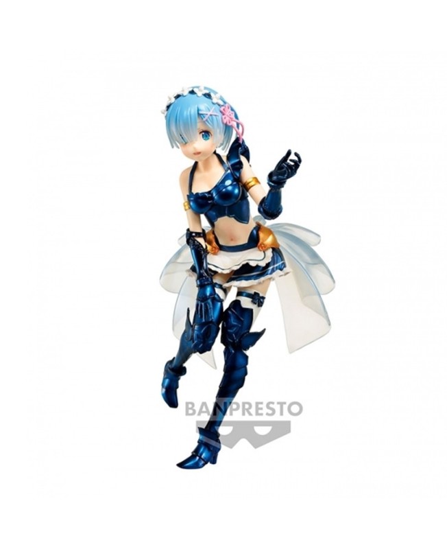 Figura banpresto re:zero  chronicle exq -  rem vol.4 maid armour ver.