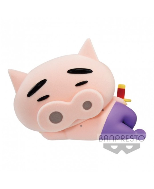 Figura banpresto fluffy puffy crayon shin - chan buriburi zaemon ver. a