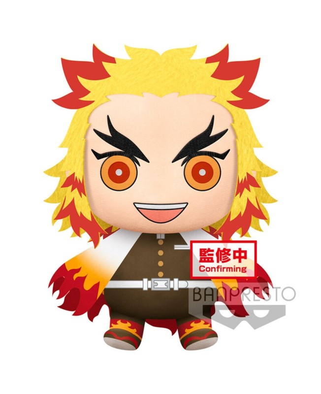 Peluche banpresto kimetsu no yaiba demon slayer big plush kyojuro rengoku