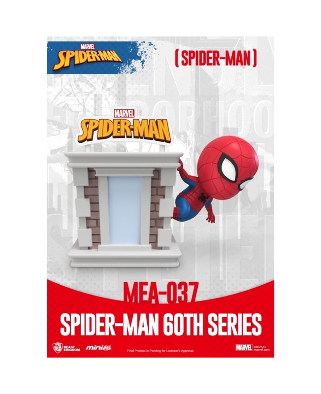 Figura mini egg attack marvel spider - man japones serie 60 aniversario