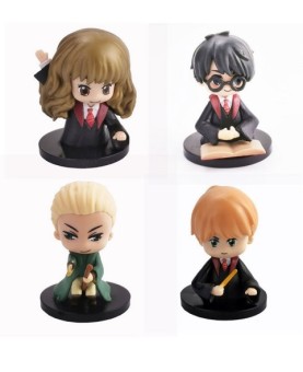 Figuras harry potter s2 set 12 topper deluxe 5cm aleatorio