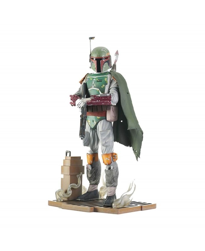 Figura diamond select toys star wars milestones return of the jedi boba fett escala 1 - 6 edicion limitada