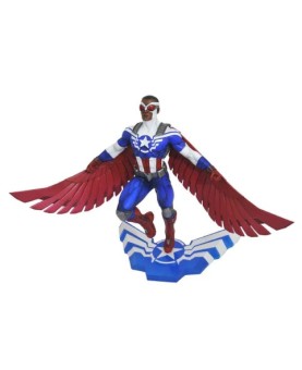 Figura diamond collection marvel falcon & the winter soldier sam wilson capitan america figura 25 cm marvel gallery