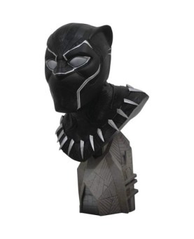 Figura diamond collection marvel comics busto black panther 1 - 2 escala