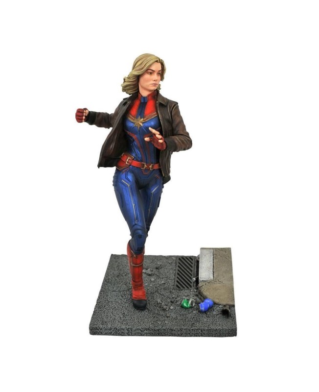 Figura diamond collection marvel capitana marvel estatua resina 28 cm movie premier collection