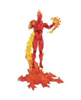 Figura diamond select toys marvel los 4 fantasticos antorcha humana