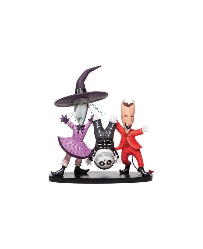 Figura enesco disney pesadilla antes de navidad lock shock & barrel