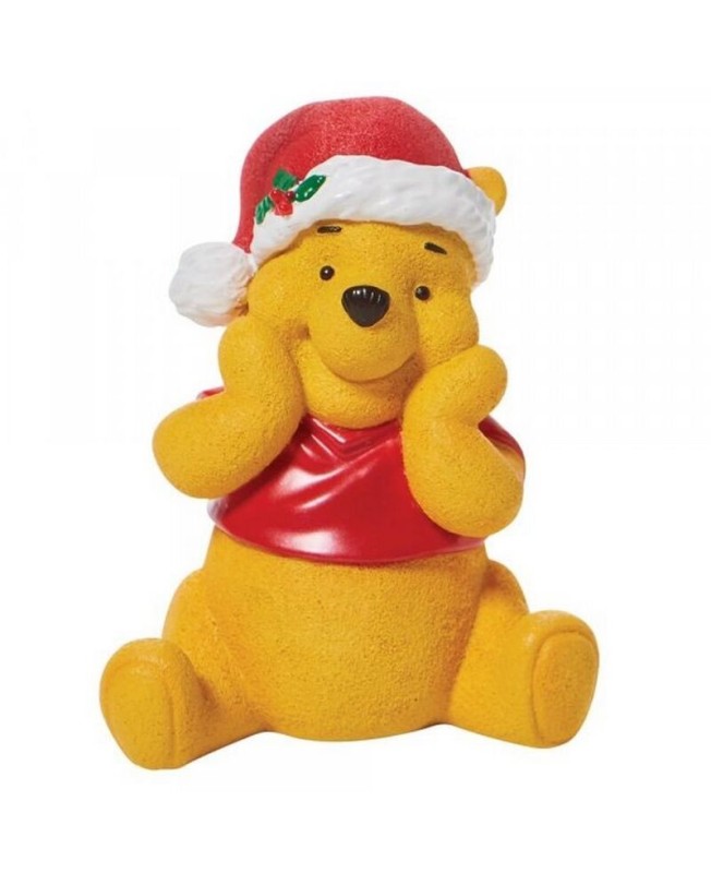 Figura enesco disney navidad winnie the pooh