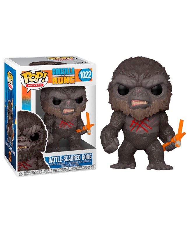 Funko pop cine godzilla vs kong kong herido 50954