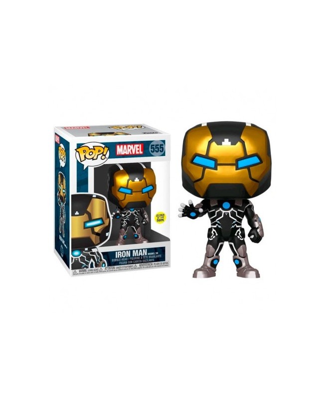 Funko pop marvel 80th iron man modelo 39 brillo en la oscuridad 43965