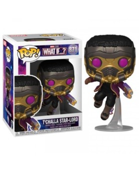 Funko pop marvel what if tchalla star lord 55812