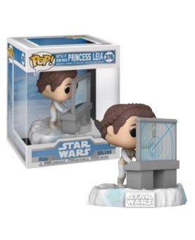 Funko pop deluxe star wars princesa leia en la batalla de la base en echo 45901