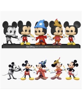 Funko pop disney archivos pack premium 5 mickey mouse 51118