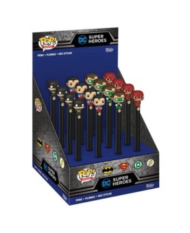 Funko pop pen topper boligrafo dc comics 1 unidad aleatoria batman superman linterna verde flash 48657