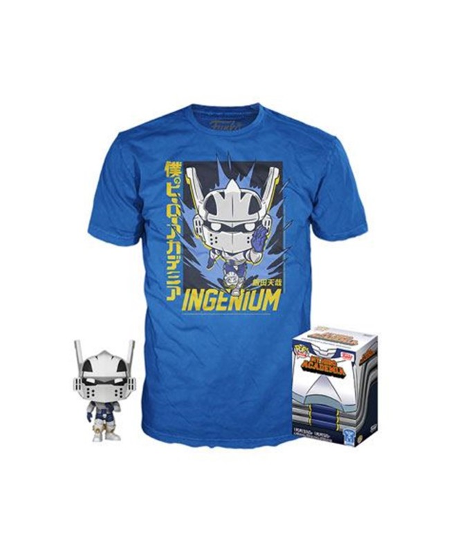 Pop & tee my hero academia tenya iida ingenium (full mech suit) funko + camiseta talla xl