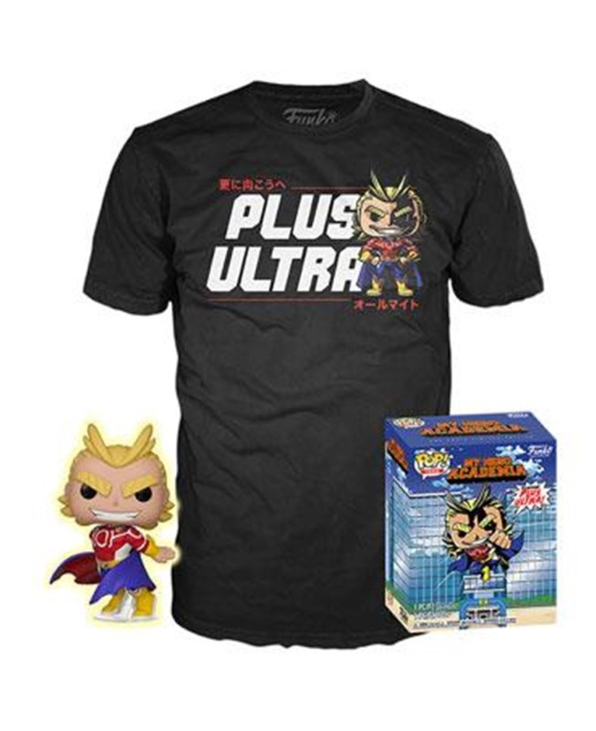 Pop & tee my hero academia all might funko + camiseta talla s ut - 56664s