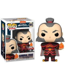 Funko pop animacion avatar the last airbender la leyenda de aang admiral zhao con bola de fuego edicion especial 56965