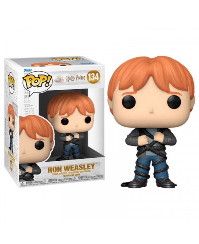 Funko pop harry potter ron weasley trampa planta piedra filosofal