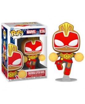 Funko pop marvel navidad galleta jengibre capitana marvel 50661