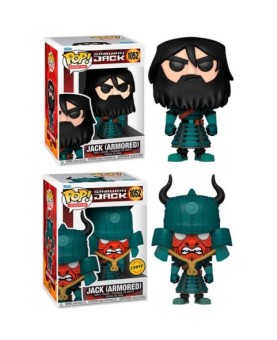 Funko pop animacion samurai jack jack con armadura opcion chase 49276