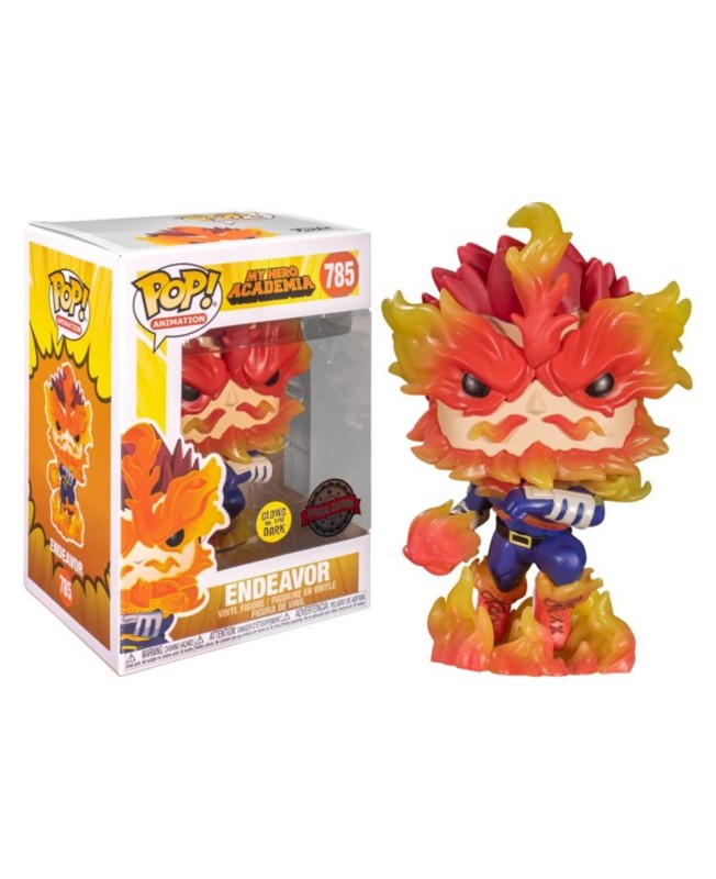 Funko pop my hero academia endeavor brillo en la oscuridad exclusivo 49672