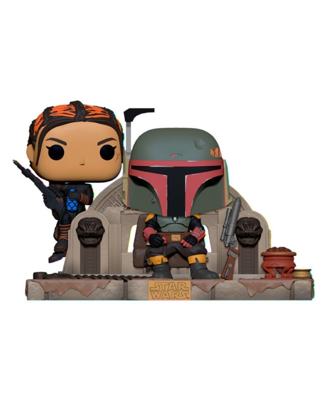 Funko pop moment star wars the mandalorian boba fett & fennec shand 58391