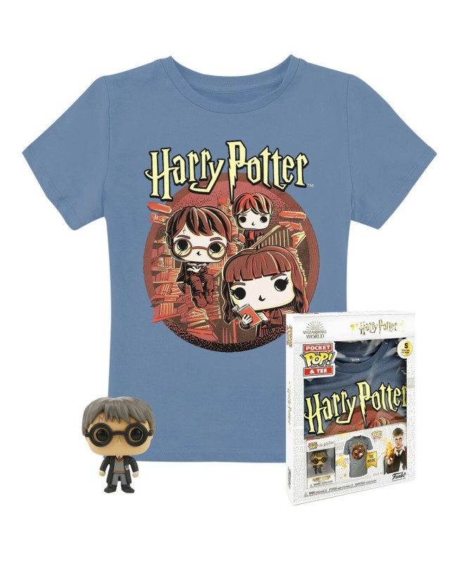 Pop & tee harry potter funko + camiseta trio talla m