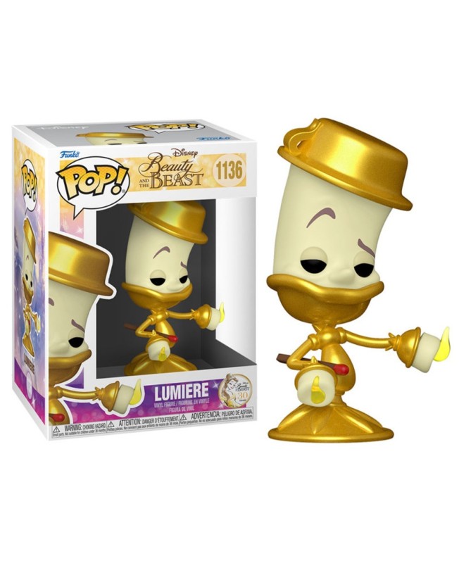 Funko pop disney la bella y la bestia lumiere 57586