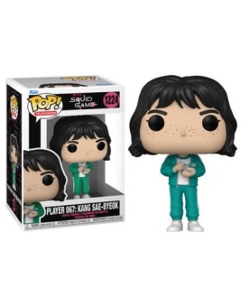 Funko pop series tv el juego del calamar jugador: sae - byeok 067 64797