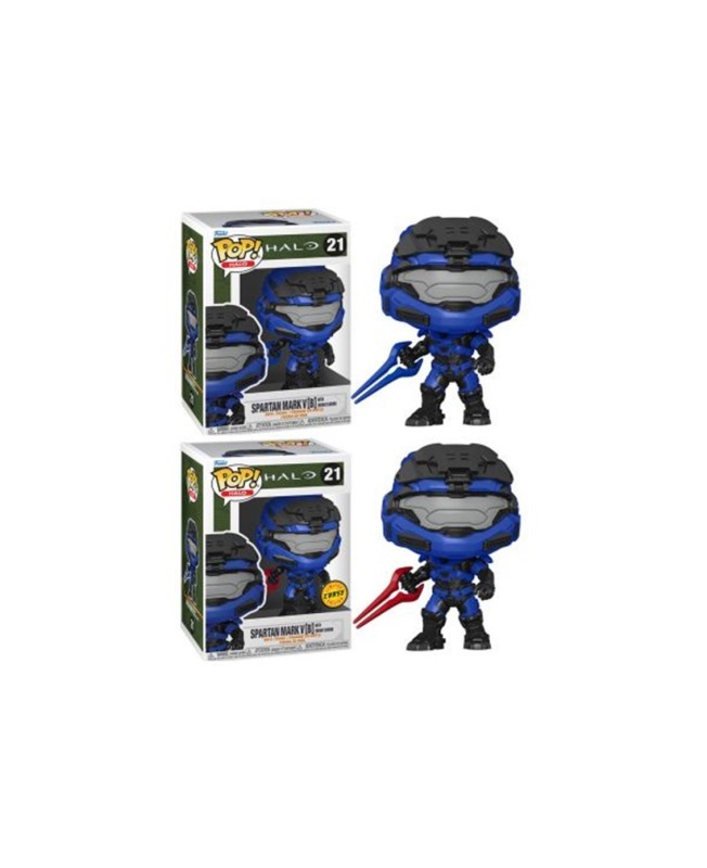 Funko pop videojuegos halo infinite mark v [b] con espada azul con opcion chase 59336