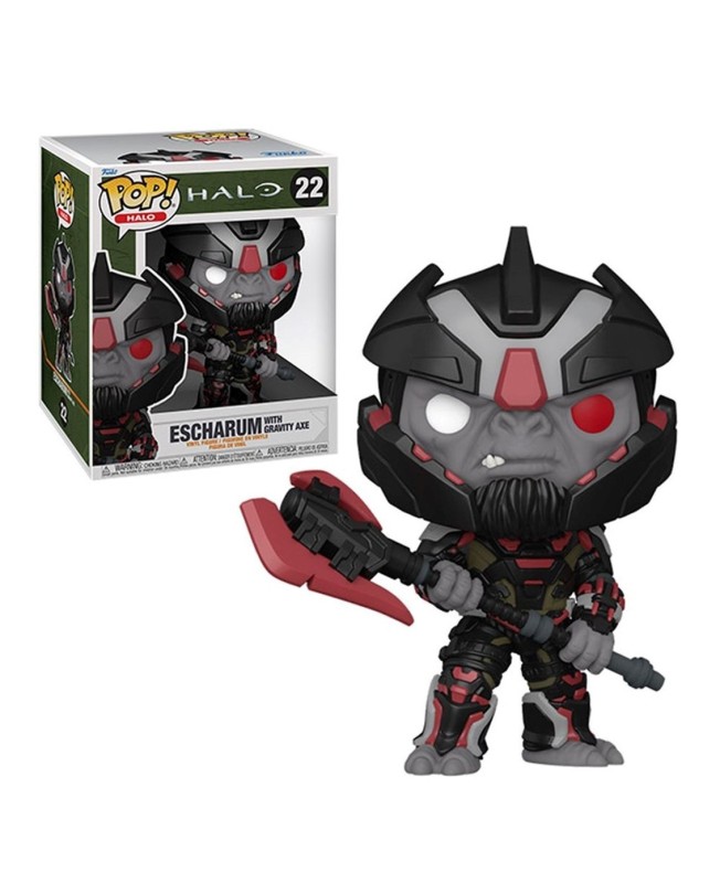 Funko pop super videojuegos halo infinite escharum con hacha de gravedad 59339