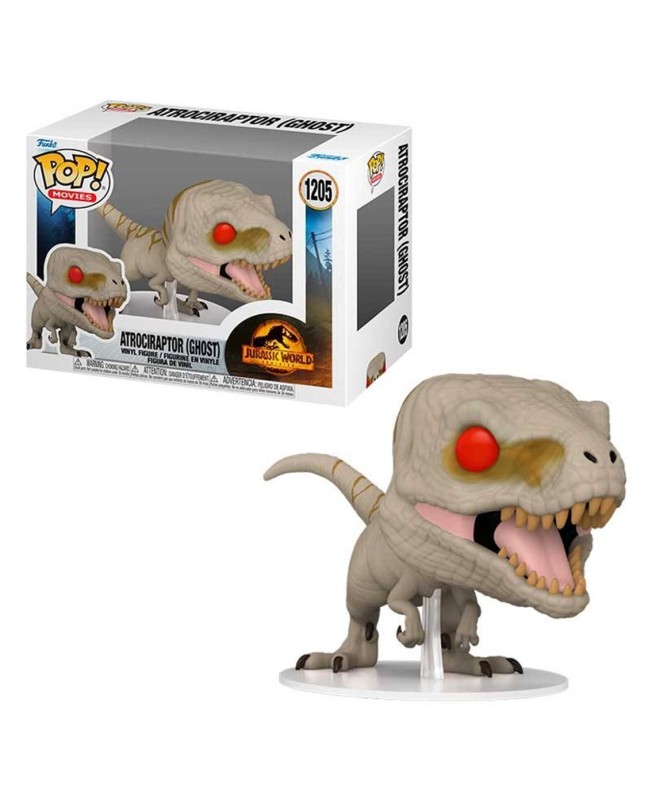 Funko pop cine jurassic park jurassic world 3 atrociraptor (ghost)