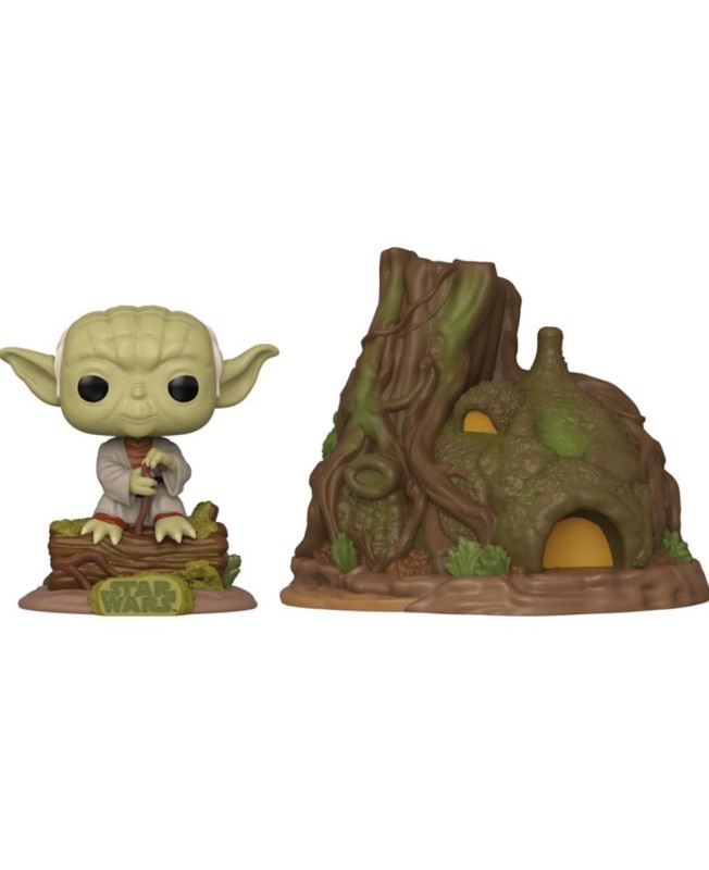 Funko pop deluxe star wars empire strikes back cabaña de yoda 40th aniversario 46765