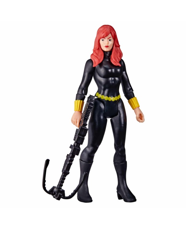 Figura hasbro black widow  9.5 cm marvel legends retro