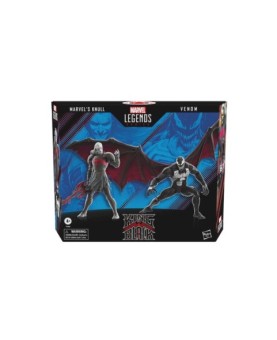 Pack 2 figuras hasbro knull & venom spiderman 60 anniversary marvel legends