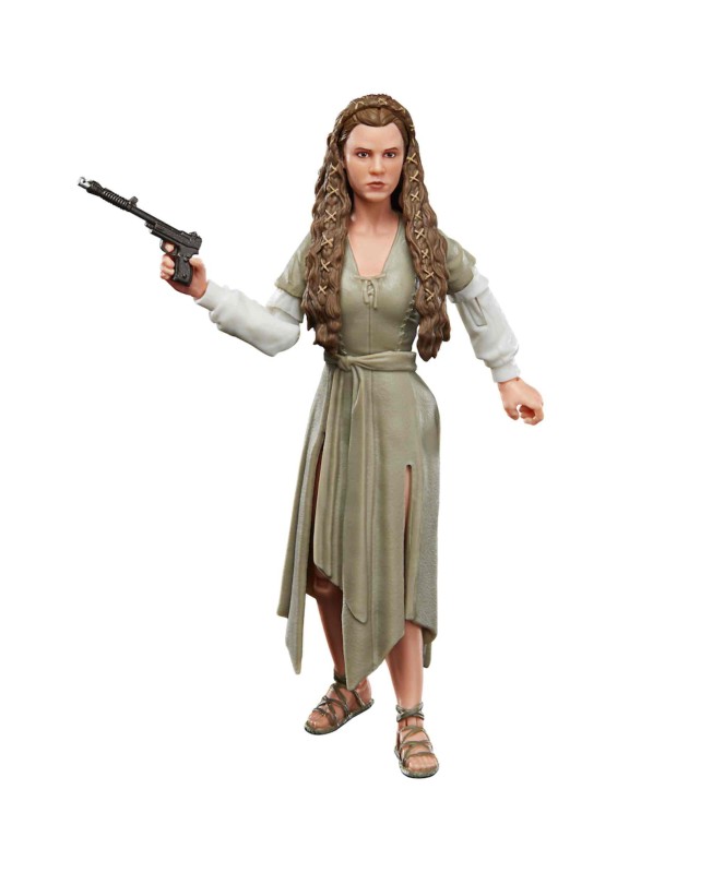 Figura hasbro princess leia ewok village  return of the jedi black series