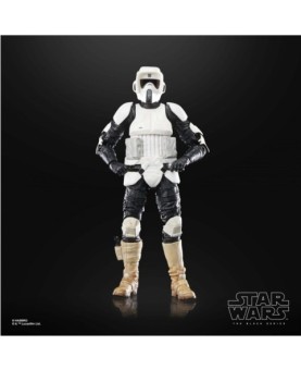 Figura hasbro the black series 40th anniversary of star wars: return of the jedi -  biker scout