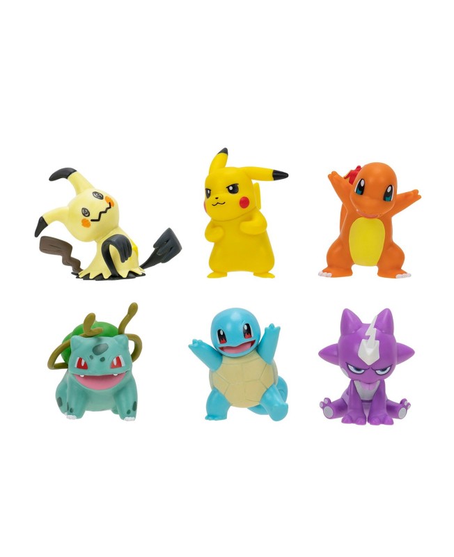 Figuras pokemon multipack 6