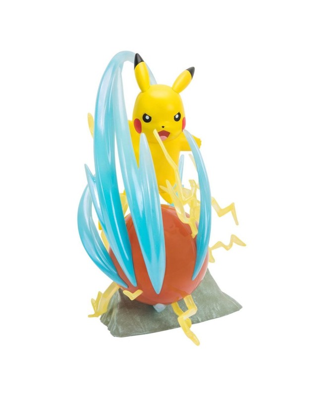 Figura pokemon 25 aniversario con iluminación deluxe pikachu