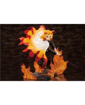 Figura kotobukiya demon slayer kimetsu no yaiba kyojuro rengoku bonus edition