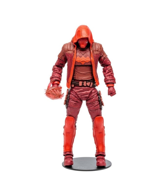 Figura mcfarlane toys dc gaming red hood monochromatic etiqueta dorada