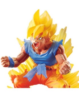 Figura megahouse dragon ball z super saiyan son goku 02 10 cm