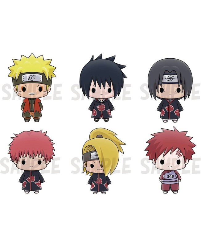 Figuras megahouse naruto chokorin mascot set vol. 2 6 articulos