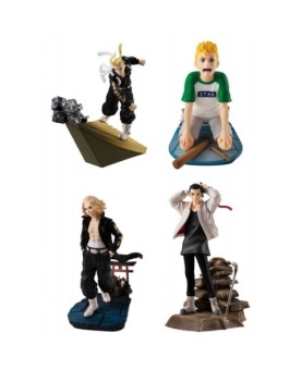 Set figuras megahouse petitrama series tokyo revengers toman heroic scenes