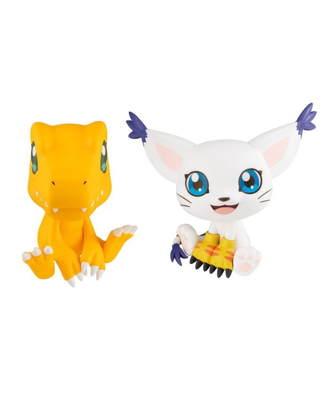 Figuras megahouse digimon lookup pack agumon & tailmon