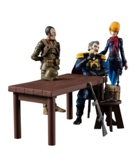 Figuras megahouse g.m.g mobile suit gundam principality of zeon team ramba ral set